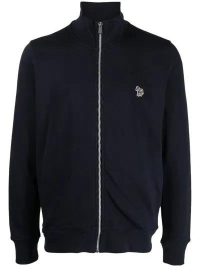 PS BY PAUL SMITH PS PAUL SMITH ZEBRA LOGO COTTON SWEATSHIRT