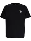 Ps By Paul Smith Ps Paul Smith Zebra Logo Cotton T-shirt In Black