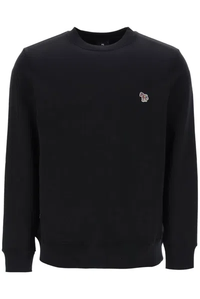 Ps By Paul Smith Ps Paul Smith Sweatshirt With Zebra Embroidery In Black