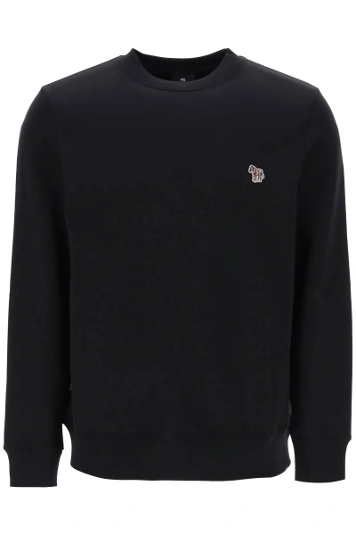 PS BY PAUL SMITH PS PAUL SMITH ZEBRA LOGO SWEATSHIRT WITH ZEBRA LOGO