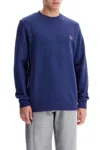Ps By Paul Smith Zebra Logo Organic Cotton Sweatshirt In Purple