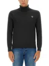 Ps By Paul Smith "zebra" T-shirt In Black
