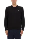 Ps By Paul Smith Ps Paul Smith Zebra Patch Shirt In Black