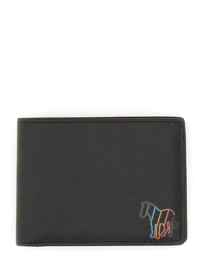 PS BY PAUL SMITH PS PAUL SMITH ZEBRA PRINTED BIFOLD WALLET