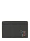 PS BY PAUL SMITH PS PAUL SMITH ZEBRA PRINTED CARDHOLDER