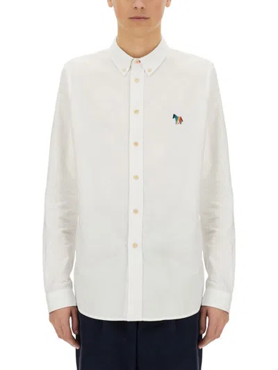 Ps By Paul Smith Ps Paul Smith Shirt With Logo In White