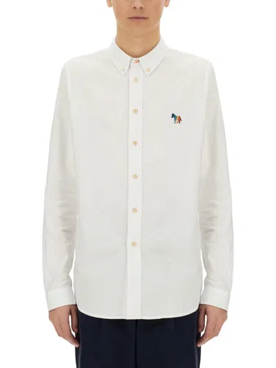 Ps By Paul Smith Ps Paul Smith Shirt With Logo In White
