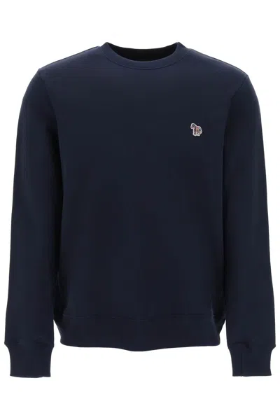 Ps By Paul Smith Ps Paul Smith Zebra Sweatshirt In Blue