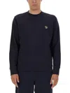 Ps By Paul Smith Ps Paul Smith Man Sweatshirt Midnight Blue Size Xl Organic Cotton