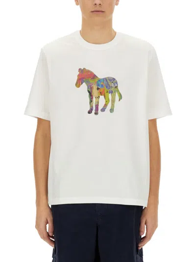 Ps By Paul Smith Ps Paul Smith "zebra" T-shirt