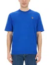 Ps By Paul Smith "zebra" T-shirt In Blue