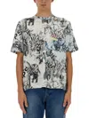 Ps By Paul Smith "zebra" T-shirt In Grey