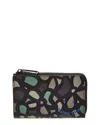 Ps By Paul Smith Ps Paul Smith Zip Leather Wallet In Green
