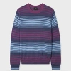 Ps By Paul Smith Striped Shirt In Purple