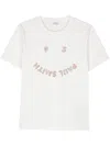Ps By Paul Smith Raised-logo T-shirt In Neutrals