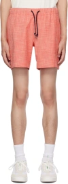 Ps By Paul Smith Red Drawstring Shorts In 25 Reds