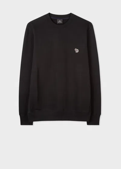 Ps By Paul Smith Ps Paul Smith Zebra Logo Sweatshirt With Zebra Logo In Black