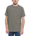 Ps By Paul Smith White And Black Stripes Cotton T-shirt In White