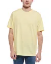 Ps By Paul Smith Regular Fit Linen-blend T-shirt In Yellow