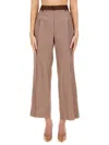 Ps By Paul Smith Ps Paul Smith Pleat Detailed Check Patterned Trousers In Brown