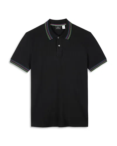 Ps By Paul Smith Regular Fit Striped Collar Polo