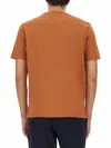 Ps By Paul Smith Zebra Motif T-shirt In Orange