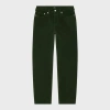 Ps By Paul Smith Relaxed-fit Dark Green Pleat-front Jeans In Brown