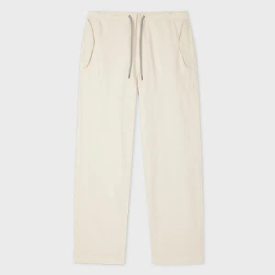 Ps By Paul Smith Relaxed-fit Ecru Cotton-linen Trousers White