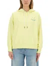 Ps By Paul Smith Relaxed Fit Organic Cotton Hoodie