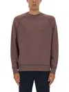 Ps By Paul Smith Ps Paul Smith Sweatshirt With Embroidery Ps Happy In Brown