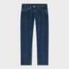 Ps By Paul Smith Relaxed Tapered-fit Laser Stripe Jeans Blue In Blue