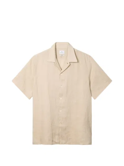 Ps By Paul Smith Revere Short-sleeve Shirt In Neutral