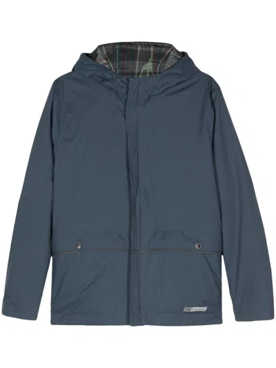 Ps By Paul Smith Reversible Hooded Jacket In Green