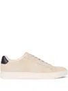 Ps By Paul Smith Rex Embroidered Suede Sneakers In Neutral