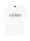 Ps By Paul Smith Crew Neck T-shirt With Print In White