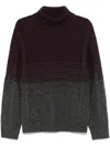 Ps By Paul Smith Roll-neck Jumper In Purple