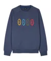 Ps By Paul Smith Ps Paul Smith "bike Wheel" Sweatshirt In Blue