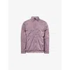 Ps By Paul Smith Mens Lilac Patch-pocket Long Sleeve Jacket Xxl In Purple