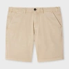 Ps By Paul Smith Light Tan Organic Cotton Chino Shorts Brown In Brown