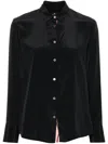 Ps By Paul Smith Ps Paul Smith Satin Shirt In Black