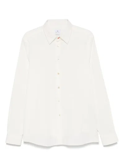 Ps By Paul Smith Seersucker Shirt In White
