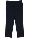 Ps By Paul Smith Checked Tapered Trousers In Blue
