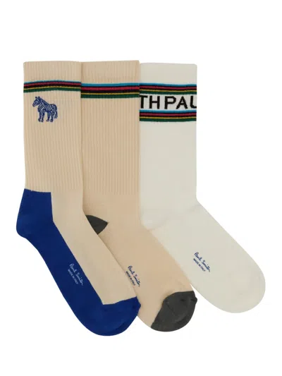 Ps By Paul Smith Set Of Three Socks In Multicolour