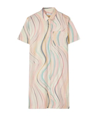 Ps By Paul Smith Shirt Dress In Nude