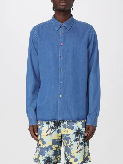 Ps By Paul Smith Shirt Ps Paul Smith Men Color Blue