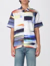 Ps By Paul Smith Ps Paul Smith Printed Cotton Blend Shirt