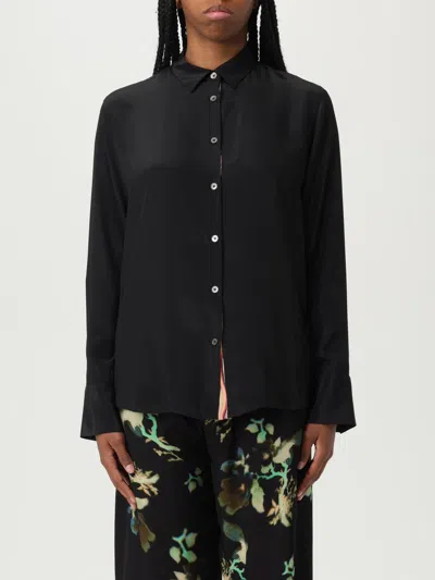 PS BY PAUL SMITH SHIRT PS PAUL SMITH WOMAN COLOR BLACK,G91199002