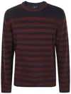 Ps By Paul Smith Ps Paul Smith Striped Wool And Mohair Blend Pullover In Beige