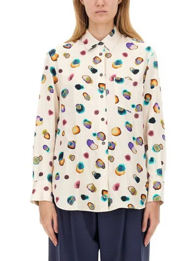 Ps By Paul Smith Printed Shirt In Multicolour