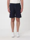Ps By Paul Smith Ps Paul Smith Zebra Patch Drawstring Bermuda Shorts In Blue